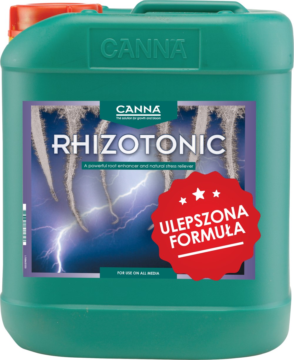 RHIZOTONIC 5L, NOWA ULEPSZONA FORMUŁA,  STYMULATOR WZROSTU KORZENI, UKORZENIACZ,  CANNA