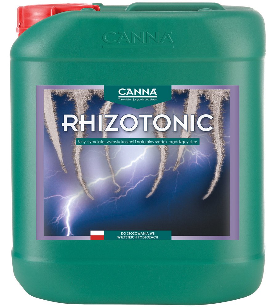 RHIZOTONIC 5L, NOWA ULEPSZONA FORMUŁA,  STYMULATOR WZROSTU KORZENI, UKORZENIACZ,  CANNA
