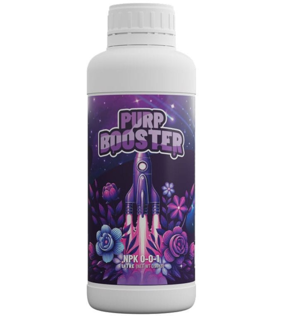 PURP BOOSTER 1L - ZWIĘKSZA PRODUKCJĘ TERPENÓW, OLEJU I ŻYWICY, WZMACNIA FIOLETOWĄ PIGMENTACJĘ, na wzrost i kwitnienie, NPK 0-0-1
