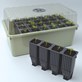 28 WKŁADÓW UKORZENIĄCYCH WIELOKROTNEGO UŻYTKU + SZKLARENKA / PROPAGATOR, 38x23x20cm, GARLAND DEEP ROOT SUCCES KIT,