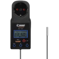 CYFROWY STEROWNIK / REGULATOR TEMPERATURY I OBROTÓW WENTYLATORA - CLI-MATE, MAX.3680W/16A, CZUJNIK TEMP. NA KABLU, WYŚWIETLACZ, termostat, CLIMATE