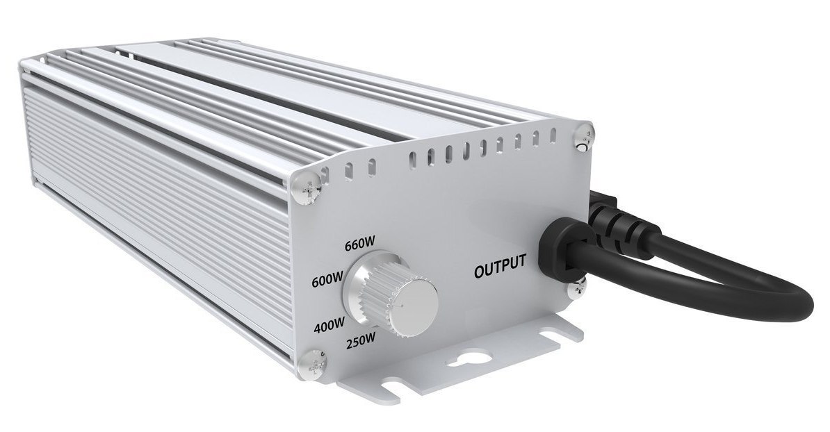 ZASILACZ ELEKTRONICZNY DO LAMP HPS i MH 600W - HORTI FORTIS MASTER , Z PELNĄ REGULACJĄ MOCY: 250W, 400W, 600W,660W (SUPER LUMEN)