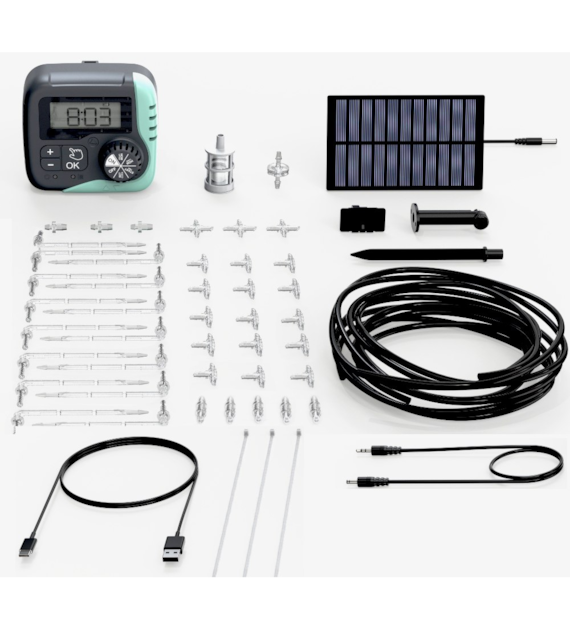 !-SYSTEM NAWADNIAJĄCY Z POMPĄ + PANEL SOLARNY, 45l/h, SMART OUTDOOR IRRIGATION SYSTEM WATER MASTER