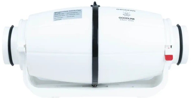 CICHY WENTYLATOR KANAŁOWY - SILENT MIXED FLOW - fi200mm / 900m3/h / 130W / 50dB, GOOD FAN