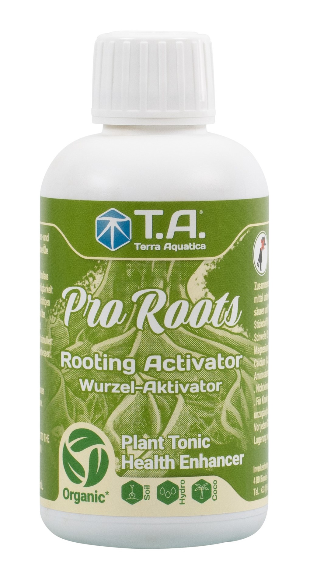 T.A. PRO ROOTS 250ml/0,25L, STYMULATOR KORZENI, UKORZENIACZ,  GENERAL HYDROPONICS - GHE BIO ROOTS