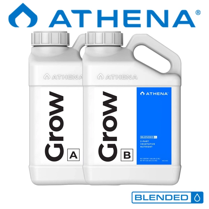 GROW A+B (2x)946ML - DWUCZĘŚCIOWY NAWÓZ NA FAZĘ WZROSTU, ATHENA Blended