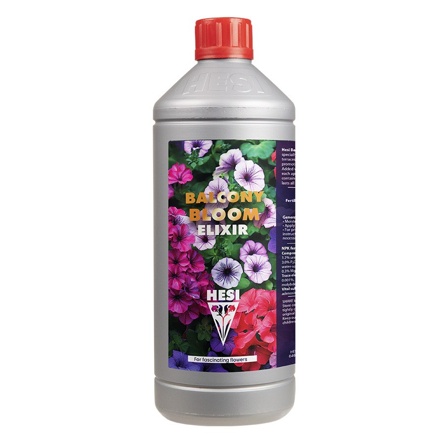 BALCONY BLOOM ELIXIR 1L - nawóz dla kwitnących roślin balkonowych i tarasowych, HESI