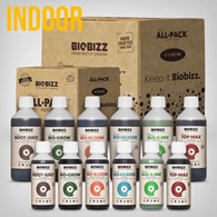 ALL-PACK INDOOR 6x250ml - KOMPLETNY ZESTAW NATURALNYCH NAWOZÓW I STYMULATORÓW, BIOBIZZ