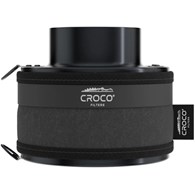 FILTR WĘGLOWY CROCO, PRZYŁACZE fi-100mm / 80-120m3/h / dł.100mm / 1,5kg, CROCO BLACK FILTERS