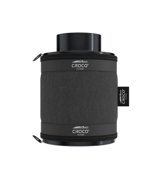 FILTR WĘGLOWY CROCO, PRZYŁACZE fi-100mm / 160-240m3/h / dł.200mm / 2,5kg, CROCO BLACK FILTERS