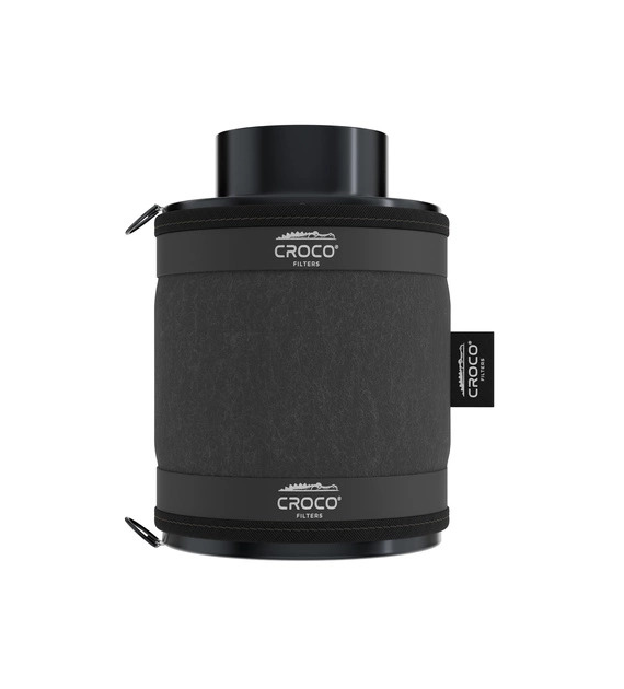 FILTR WĘGLOWY CROCO, PRZYŁACZE fi-100mm / 160-240m3/h / dł.200mm / 2,5kg, CROCO BLACK FILTERS