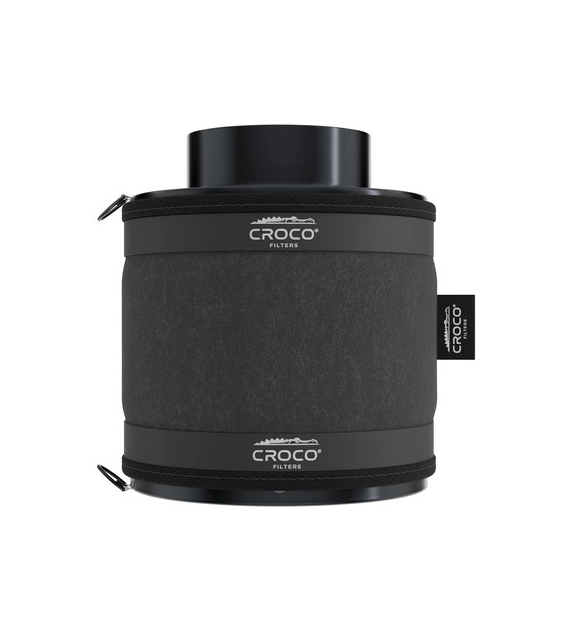 FILTR WĘGLOWY CROCO, PRZYŁACZE fi-125mm / 160-240m3/h / dł.200mm / 3,2kg, CROCO BLACK FILTERS