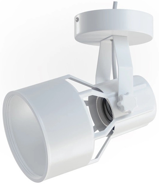 OPRAWA NA ŚCIANĘ - NATYNKOWA, DO ŻARÓWEK LED, GWINT E27,  KOLOR BIAŁY, VERTICANA