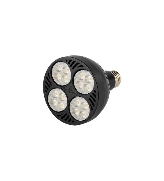 ŻARÓWKA / LAMPA LED 35W, SOCZEWKA 15°, KOLOR CZARNY, GWINT E27, VERTICANA