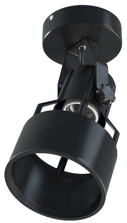 OPRAWA NA ŚCIANĘ - NATYNKOWA, DO ŻARÓWEK LED, GWINT E27,  KOLOR CZARNY, VERTICANA