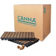 TACA + PODŁOŻE DO WYSIEWU - CANNA ROOTPLUGS  77szt. 51x31cm ( kostka 40x40xh48mm) eazy plug, root riot
