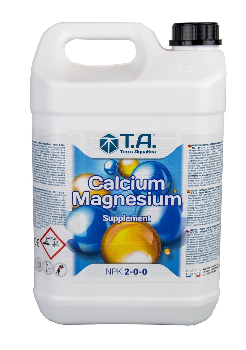 CALCIUM MAGNESIUM SUPPLEMENT 5L,   WYSOKO  PRZYSWAJALNA MIESZANKA WAPNIA I MAGNEZU,  TERRA AQUATICA - GHE