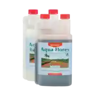 AQUA-FLORES A+B 2x0.5L/500ML, NAWÓZ DWUSKŁADNIKOWY NA KWITNIENIE DO HYDRO, CANNA