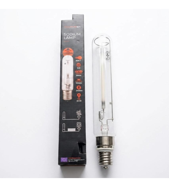ŻARÓWKA / LAMPA HPS 1000W SON-T THORGRON na kwitnienie, 130 tys. lumenów, barwa 2100K, PFR 1700 umol/s
