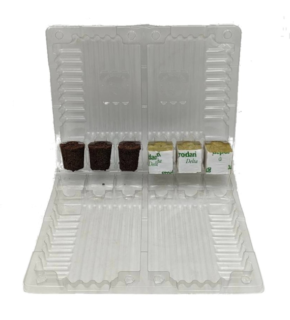 SEEDLING PACK – ZESTAW DO SZYBKIEGO UKORZENIENIA I SADZENIA 24x29x5cm, TRANSPORTER NA SADZONKI I KLONY