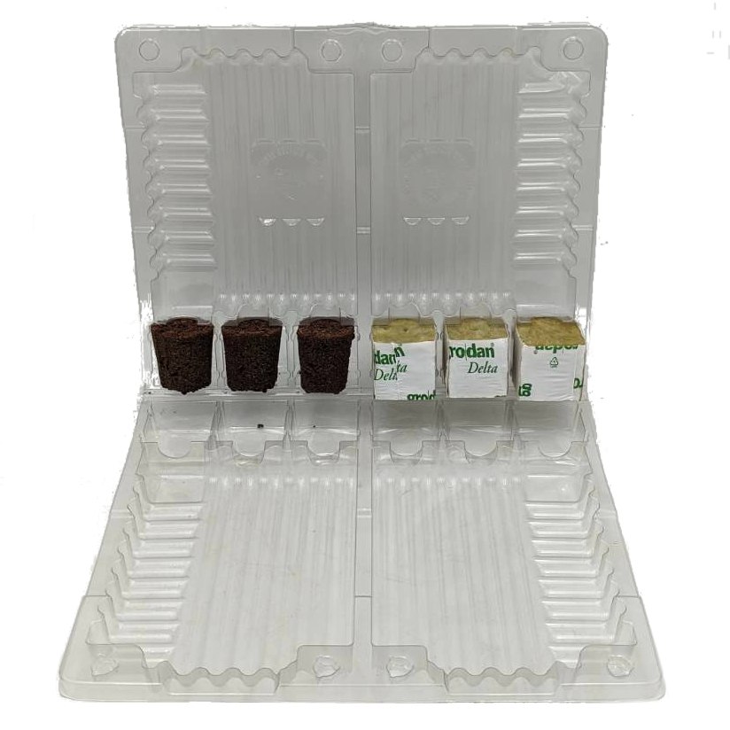 SEEDLING PACK – ZESTAW DO SZYBKIEGO UKORZENIENIA I SADZENIA 24x29x5cm, TRANSPORTER NA SADZONKI I KLONY