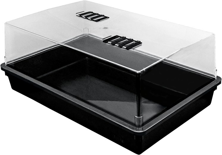 DUŻA I MOCNA WENTYLOWANA SZKLARENKA 58x38xh24cm + GRATIS MATA NAWADNIAJĄCA, DO WYSIEWU, MIEŚCI DUŻĄ TACĘ, VF KRAKOW, szklarnia, ukorzeniacz, propagator