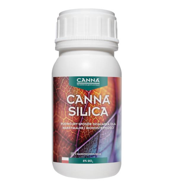 SILICA 0.25L/250ML,  KRZEM W PŁYNIE, WZMACNIA ŁODYGI, ZWIĘKSZA ODPORNOŚĆ, POPRAWIA WCHŁANIANIE, CANNA