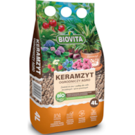 KERAMZYT OGRODNICZY AGRO 4L, BIOVITA, granulat ceramiczny