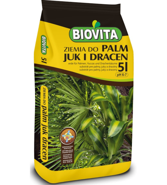 ZIEMIA DO PALM, JUK I DRACEN 5L (pH 6-7) BIOVITA