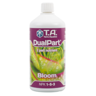 DUAL PART BLOOM, FLORA DUO, 1L, NAWÓZ NA KWITNIENIE DO WODY MIĘKKIEJ I TWARDEJ, TERRA AQUATICA - GHE