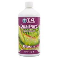 DUAL PART BLOOM, FLORA DUO, 1L, NAWÓZ NA KWITNIENIE DO WODY MIĘKKIEJ I TWARDEJ, TERRA AQUATICA - GHE