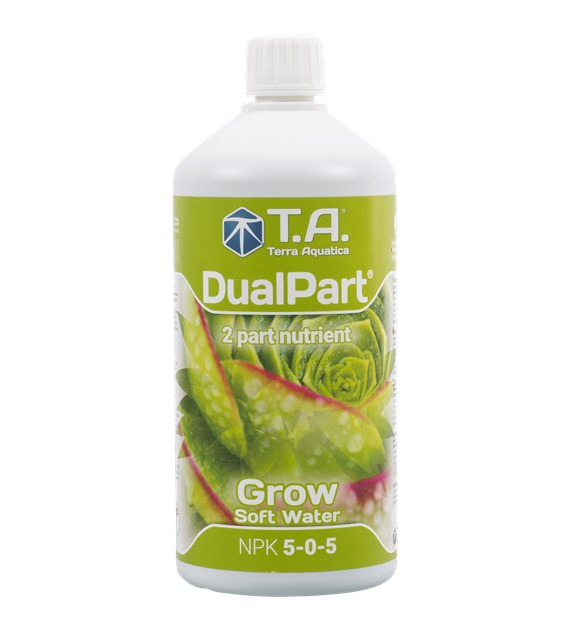 DUAL PART, FLORA DUO GROW SOFT, 1L, NAWÓZ NA WZROST DO WODY MIĘKKIEJ, TERRA AQUATICA - GHE