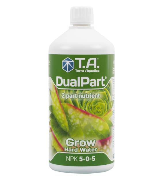 DUAL PART,  FLORA DUO GROW HARD, 1L, NAWÓZ NA WZROST DO WODY TWARDEJ, TERRA AQUATICA - GHE