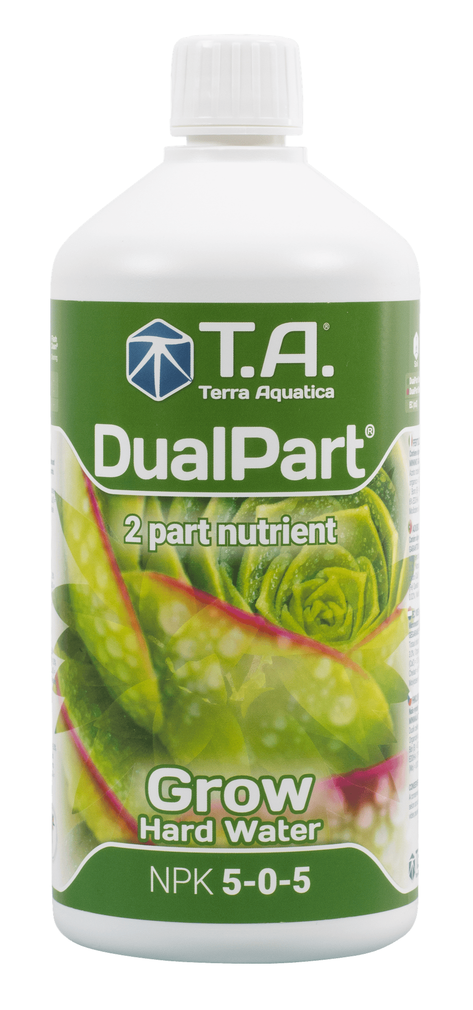 DUAL PART,  FLORA DUO GROW HARD, 1L, NAWÓZ NA WZROST DO WODY TWARDEJ, TERRA AQUATICA - GHE