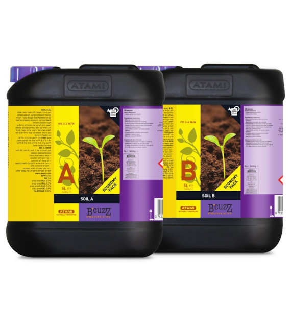 B'CUZZ SOIL A+B 2x5L, NAWÓZ NA WZROST I KWITNIENIE, ATAMI