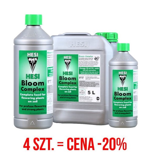 BLOOM COMPLEX  5L, NAWÓZ DO GLEBY NA KWITNIENIE, HESI