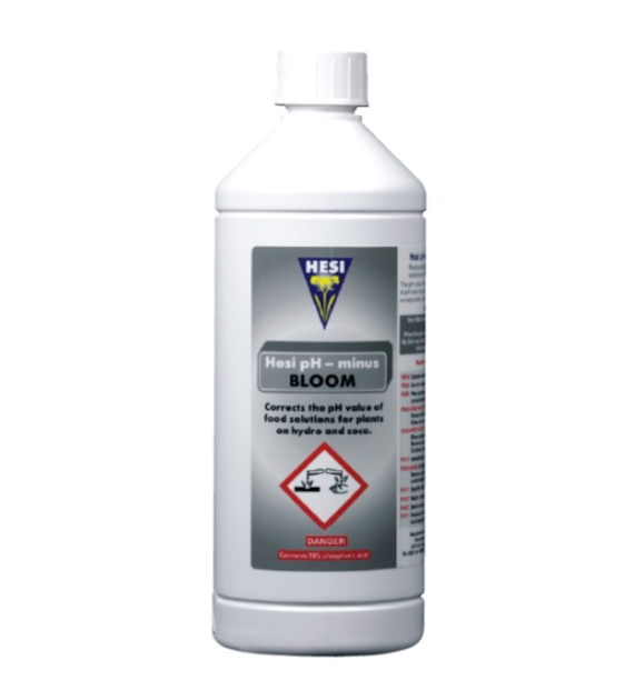PH MINUS BLOOM, 1L, REGULATOR OBNIŻAJĄCY pH, NA KWITNIENIE, HESI