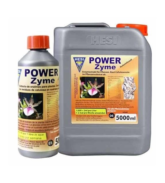 POWER ZYME -  0.5L/500ml, STYMULATOR/ENZYMY (GLEBA,HYDRO,KOKOS), HESI