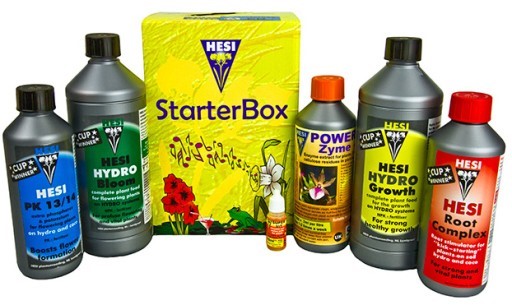 STARTER BOX HYDRO - ZESTAW NAWOZÓW I BOOSTERÓW DO HYDRO, HESI