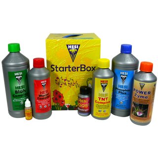 STARTER BOX SOIL - ZESTAW NAWOZÓW I BOOSTERÓW DO ZIEMI, HESI