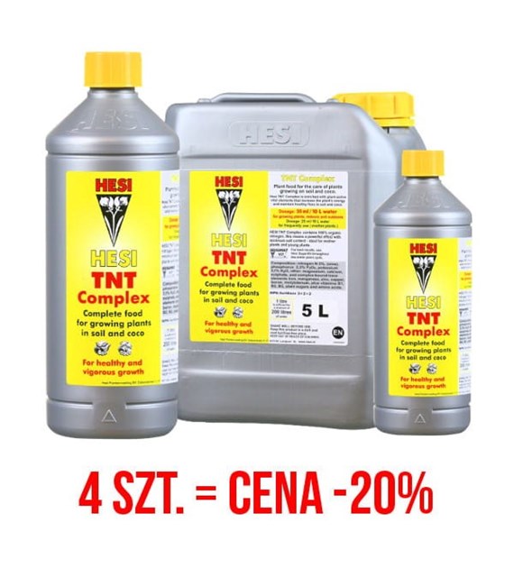 TNT COMPLEX  5L, NAWÓZ NA WZROST DO GLEBY, HESI