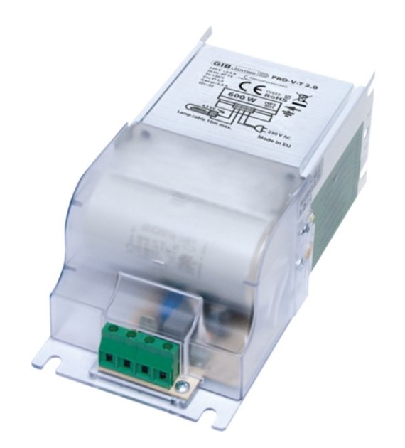 !-ZASILACZ DO LAMP HPS i MH, 600W,   MAGNETYCZNY, GIB Lighting PRO-V-T 2.0