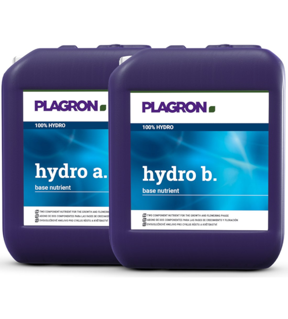 HYDRO A+B 2x10L, NAWÓZ DWUSKŁADNIKOWY DO HYDRO, PLAGRON