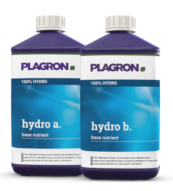 HYDRO A+B   2x1L, NAWÓZ DWUSKŁADNIKOWY DO HYDRO, PLAGRON